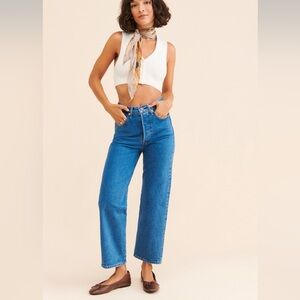 Levi’s Ribcage High-Rise Ankle Jeans